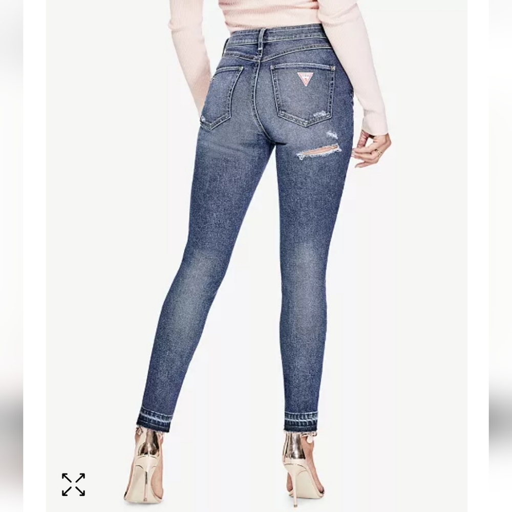π GUESS 1981 Ripped Skinny Jeans π - Picture 3 of 16